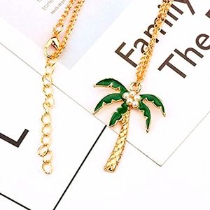 Doorbuster Deal - Vacation Anytime Palm Tree Necklace.